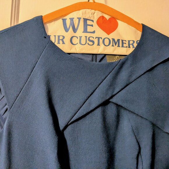 Adrianna Papell lovely blue dress size 6 - Picture 3 of 4